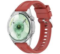 Cinturino di ricambio per Huawei Watch GT6/GT5/GT4/GT3 da 46 mm, in silicone per Huawei Watch GT6 Pro/GT5 Pro 46 mm, cinturini per Huawei Watch4/4 Pro/3/3 Pro, Mittelgroße, Silicone, Nessuna pietra