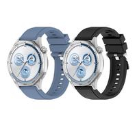 Cinturino di ricambio per Huawei Watch GT6/GT5/GT4/GT3 da 46 mm, in silicone per Huawei Watch GT6 Pro/GT5 Pro 46 mm, cinturini per Huawei Watch4/4 Pro/3/3 Pro, Mittelgroße, Silicone, Nessuna pietra