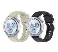 Cinturino di ricambio per Huawei Watch GT6/GT5/GT4/GT3 da 46 mm, in silicone per Huawei Watch GT6 Pro/GT5 Pro 46 mm, cinturini per Huawei Watch4/4 Pro/3/3 Pro, Mittelgroße, Silicone, Nessuna pietra