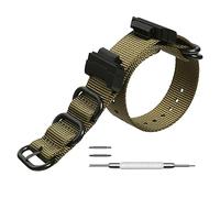Cinturino di ricambio per orologi in nylon compatibile Casio G-Shock modello GA-100 GA-110 GA-100C GA-300 GA-120 GA-200 GD-100 GA-140 GA-735 GA-800 DW-5600 DW-5600 10 DW. 5300, 9.5 inches, Nylon