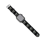Cinturino di ricambio per orologio da polso in silicone con orso della Columbia Britannica, compatibile con Apple Watch, 42mm/44mm, Acciaio inossidabile, Ametista