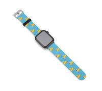 Cinturino di ricambio per orologio in gomma Ducky, in silicone, compatibile con Apple Watch, 38mm/40mm, Acciaio inossidabile, Ametista