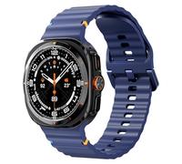 Cinturino di ricambio per Samsung Galaxy Watch Ultra da 47 mm, da uomo e da donna, in silicone, colore: blu mezzanotte