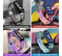 Cinturino di ricambio regolabile compatibile con Mi Band 3 4 5 6 7 8 9, braccialetto casual da uomo, traspirante e impermeabile, cinturino sportivo unisex per Xiaomi, accessori per smartwatch per la v