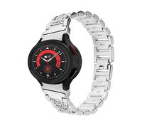 Cinturino di ricambio WIGENTO Diamant Armband Argento, acciaio inox / metallo