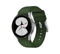 Wigento Cinturino di ricambio per Samsung Galaxy Watch 6/5/4 40 44 mm/Watch 5 Pro 45 mm/Watch 6/4 Classic 43 47 mm/42 46 mm, in plastica/silicone, colore verde scuro