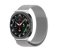 Cinturino di ricambio WIGENTO Metall Mesh Design Band Argento, acciaio inox