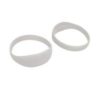 Cinturino di Supporto per Ginocchio Rotuleo 2 Pezzi Comodo Tutore Elastico per Materiale Sportivo in Silicone Uomo Donna (Grey)