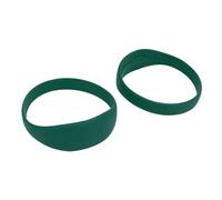 Cinturino di Supporto per Ginocchio Rotuleo 2 Pezzi Tutore in Silicone Resistente e Confortevole per Basket, Corsa, Sport, Unisex (Green)