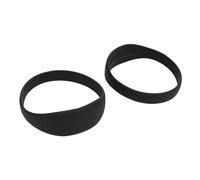 Cinturino di Supporto per Ginocchio Rotuleo 2 Pezzi Tutore in Silicone Resistente e Confortevole per Basket, Corsa, Sport, Unisex (Black)