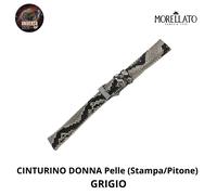 CINTURINO DONNA Pelle (Stampa/Pitone) Grigio , D0518086 Morellato