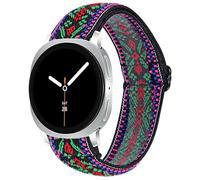 Cinturino elastico di ricambio per Samsung Galaxy Watch 8 40 mm 44 mm/Watch 8 Classic strap elastico tessuto fantasia braccialetto, Misura unica, Nylon, Nessuna pietra preziosa