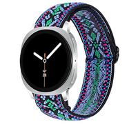 Cinturino elastico di ricambio per Samsung Galaxy Watch 8 40 mm 44 mm/Watch 8 Classic strap elastico tessuto fantasia braccialetto, Misura unica, Nylon, Nessuna pietra preziosa