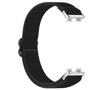 CINTURINO INF Cinturino per orologio in nylon elastico lavorato a maglia per Huawei Nero,