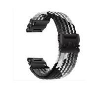 Cinturino elastico in nylon intrecciato compatibile con Garmin Fenix 8/7X Pro/955/965 con fibbia magnetica a sgancio rapido MultiColor 22 mm