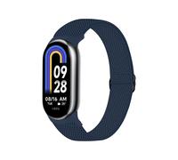 CINTURINO INF Cinturino elastico in nylon per orologio per Xiaomi 8/9 (14mm) Blu,