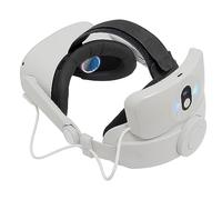 Cinturino Elite con Batteria per Oculus Quest2, Cinturino per la Testa per VR Quest 2 con Batteria Ricaricabile da 5200 mAh Connessione Magnetica Durata di Riproduzione Più Lunga