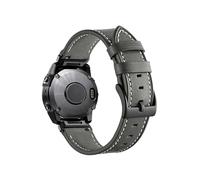 Cinturino for in pelle Quickfit da 22mm 26mm adatto for Garmin Epix Gen 2 Instinct 2X adatto for Fenix 7X 7 6X 6 Pro 5 5X Plus cinturino for braccialetti(Dark grey,26mm MK1 MK2 MK2i)