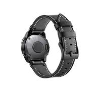 Cinturino for in pelle Quickfit da 22mm 26mm adatto for Garmin Epix Gen 2 Instinct 2X adatto for Fenix 7X 7 6X 6 Pro 5 5X Plus cinturino for braccialetti(Black 1,26mm Fenix 7X(51mm))