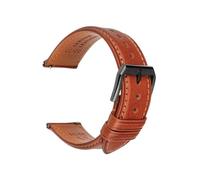 Cinturino for orologio a sgancio rapido adatto for Huawei adatto for Samsung Galaxy Active2/3 adatto for cinturino for orologio intelligente con cinturino in vera pelle Amazfit (Color : Light Brown B