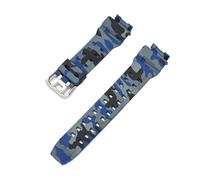 Cinturino for orologio adatto for Casio Rangeman G-SHOCK G9200 G9100 GW9200 GW9101 GW9102 GW9110 GW9125.(Cam-dark blue)