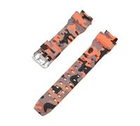 Cinturino for orologio adatto for Casio Rangeman G-SHOCK G9200 G9100 GW9200 GW9101 GW9102 GW9110 GW9125.(Cam-orange)