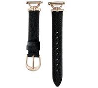 Cinturino for orologio, cinturino for di lusso da 22 mm for indossare confortevole Sofisticato for portatile for smartwatch(Black)