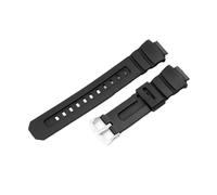 Cinturino for orologio compatibile con Casio 4778AW-591/590/5230AWG-M100/101 16 mm nero rosso blu resistente e confortevole fibbia in acciaio inossidabile cinturino in resina(Black-ST-K5)