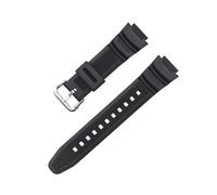 Cinturino For Orologio Da 18 Mm Adatto For CASIO AE1200 / 1300/1000 W-219 Di Ricambio In Gomma Siliconica For Uomo, Accessorio For Bracciale(Black S)
