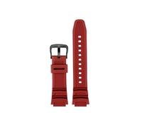 Cinturino for orologio da 18mm adatto for Casio AQ-S810W/S800W AE-1000W AE1200 SGW-400H/300H/500H W-735H W-216H MRW-200(Red-black A)