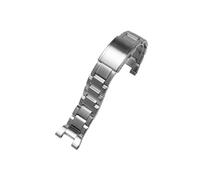 Cinturino for orologio in acciaio inossidabile adatto for Casio GST-W300 GST-400G GST-B100 GST-210 S100D/ S110D/ W110(Silver)