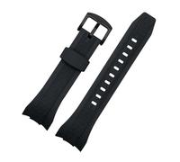 Cinturino for orologio in gomma siliconica da 26 mm con interfaccia ad arco semplice NERO, cinturino di ricambio for uomo compatibile SEIKO VELATURA SRH SPC007