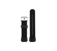 Cinturino for orologio in nylon 18mm adatto for Casio A1200 AE1300 A158 A159 F91W F84 W735 AQ-S800 AEQ-110 W-218H(Black Silver)