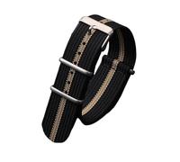 Cinturino For Orologio In Nylon Da 18 Mm, 20, 22, For Coste, Adatto For Seiko, For Omega, Cinturini Casual Uomo, Bracciale Sportivo, Sostituibile(Black Glod,20mm)