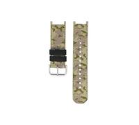 Cinturino for orologio in nylon impermeabile traspirante for esterno adatto for Casio ProTrek PRG-240 PRG-130Y PRW-1500(Camouflage-silver)