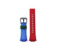 Cinturino for orologio in resina siliconica adatto for Casio G-Shock GA-110 GM-110GB GA-100 GA-120 GA-700 GA-800(Blue red-black)