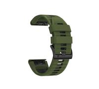 Cinturino For Orologio In Silicone Bicolore Adatto For Garmin TACTIX DELTA/Instinct 2X/Descent Mk2 Mk2i G1/MARQ/Enduro 2 Cinturino Quick Fit 22mm 26mm(Army Green Black,QuickFit 22mm)