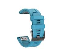 Cinturino For Orologio In Silicone Bicolore Adatto For Garmin TACTIX DELTA/Instinct 2X/Descent Mk2 Mk2i G1/MARQ/Enduro 2 Cinturino Quick Fit 22mm 26mm(Blue 1,QuickFit 22mm)
