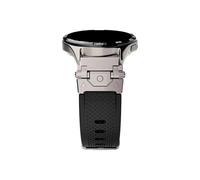 Cinturino for orologio in silicone da 22mm adatto for Huawei Watch GT 5 4 Pro 46mm/Amazfit Balance Falcon/Oneplus 2 2R(Titanium black,Huawei GT4 46mm)