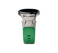 Cinturino for orologio in silicone da 22mm adatto for Huawei Watch GT 5 4 Pro 46mm/Amazfit Balance Falcon/Oneplus 2 2R(Titanium green,Huawei GT5 Pro 46mm)