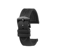 Cinturino for orologio sportivo da uomo in gomma impermeabile da 23mm Adatto for Casio PROTREK PRW-30 50 60 70(Black -Black)