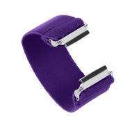 Cinturino Galaxy Watch 4 Nylon Intessuto Elastico Autoregolabile Viola