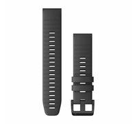Garmin Quickfit 22 Mm Silicone Strap Nero Grey / Black