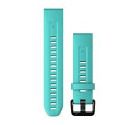 Garmin quickfit 20 mm silicone wristband aqua blue