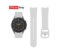 Cinturino (grigio ufficiale) per Samsung Galaxy Watch 4 Classic 46mm 42mm Smartwatch Silicone Ridge