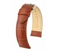 CINTURINO HIRSCH DUKE ALLIGATOR EMBOSSED MIS.22 MARRONE WL