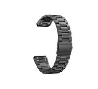 Cinturino in acciaio a montaggio rapido for Garmin fenix8 fenix7 fenix6 fenix5 7X 6X 5X 8X Plus Sostituisci cinturino(Black,For Fenix 7s (20mm))