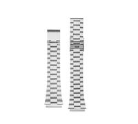 Cinturino in acciaio inossidabile da 13 mm 18 compatibile con Casio A168w/A158W MRW200/AEQ-110/A159/A168/A169/B650/AQ230 cinturino in metallo serie(A-silver,13mm)