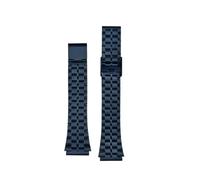 Cinturino in acciaio inossidabile da 13 mm 18 compatibile con Casio A168w/A158W MRW200/AEQ-110/A159/A168/A169/B650/AQ230 cinturino in metallo serie(B-blue,13mm)