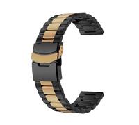 Cinturino in acciaio inossidabile da 22 mm for Huawei Watch 4, 4Pro Ultimate, GT3, GT4, GT5, GT5Pro, cinturino di ricambio in metallo. accessori(Black gold,For Ultimate)